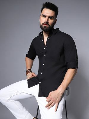 Classic Opaque Casual Shirt