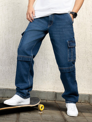 Hubberholme Men Straight Fit Light Fade Jeans