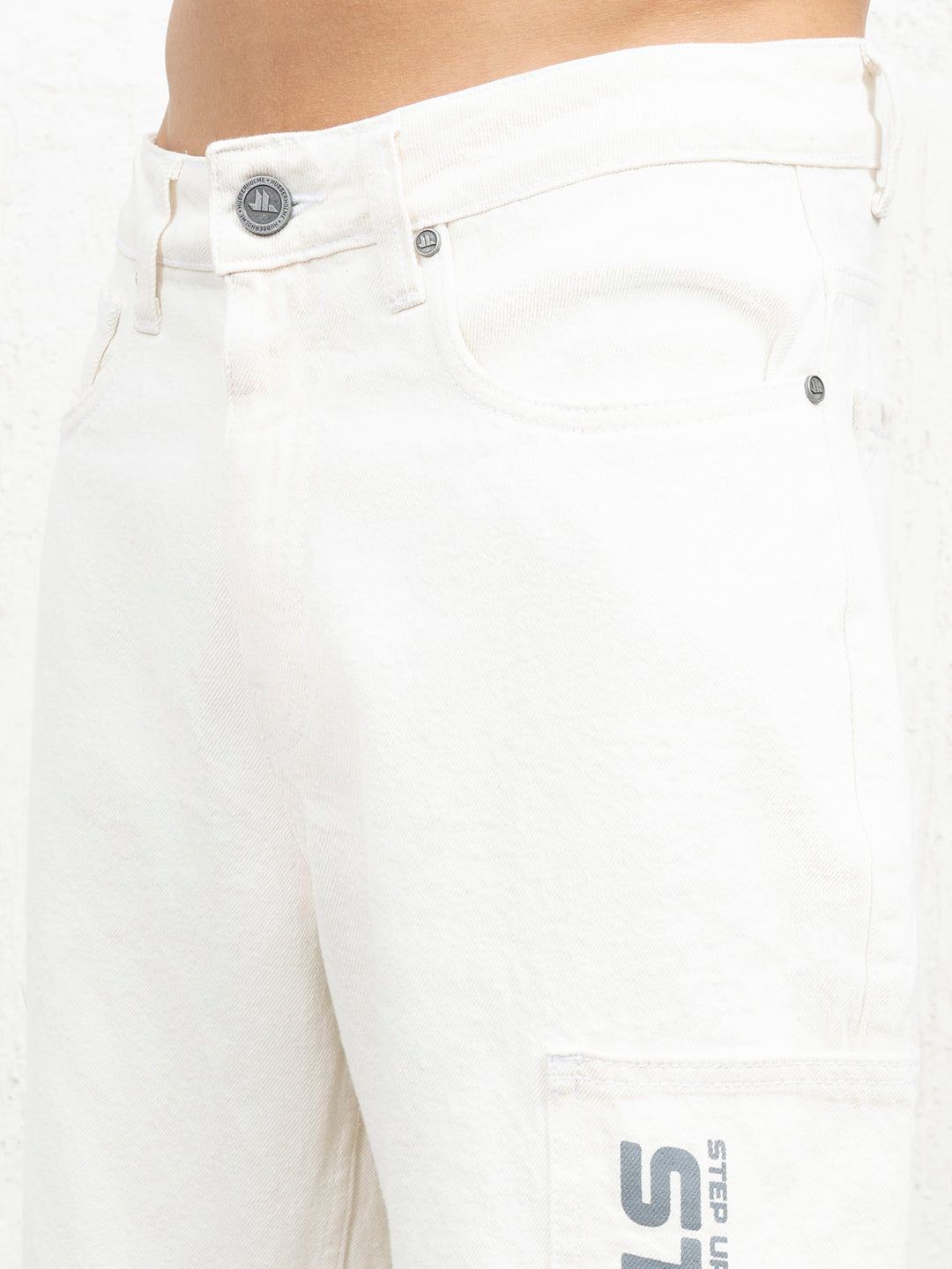 Hubberholme Men Relaxed Fit Mid-Rise Cotton Jeans
