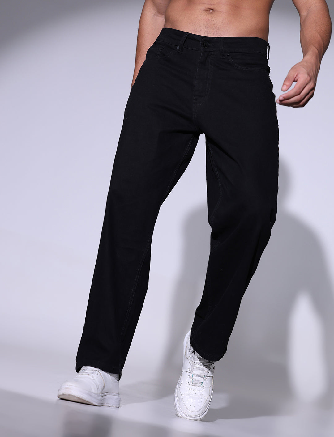 Hubberholme Men Relaxed Fit Clean Look Stretchable Jeans