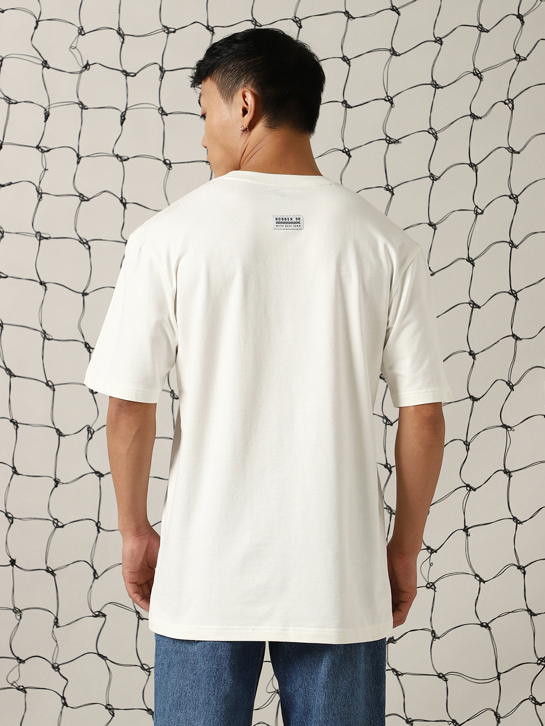 Hubberholme Men Street Graphic Printed Oversize Fit T-shirt