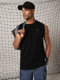 Hubberholme Men Round Neck Cotton Oversized Vest Sleeveless T-shirt
