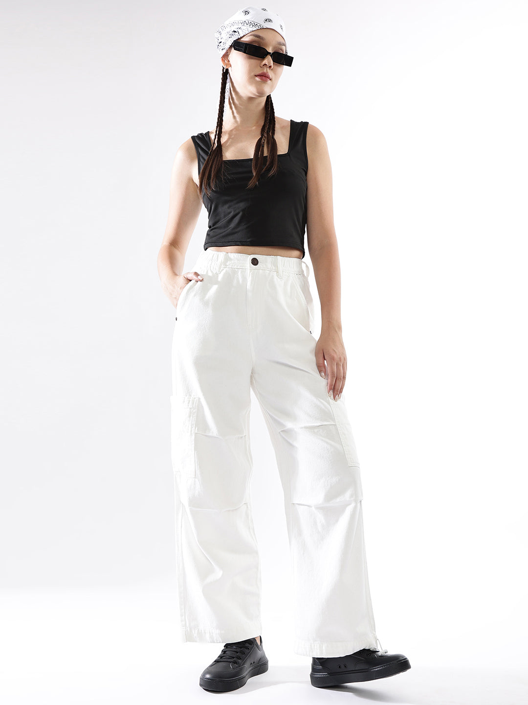 Hubberholme Women Washed Baggy High-rise   Jeans