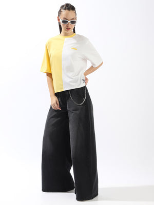 High Star Colourblocked Cotton T-shirt
