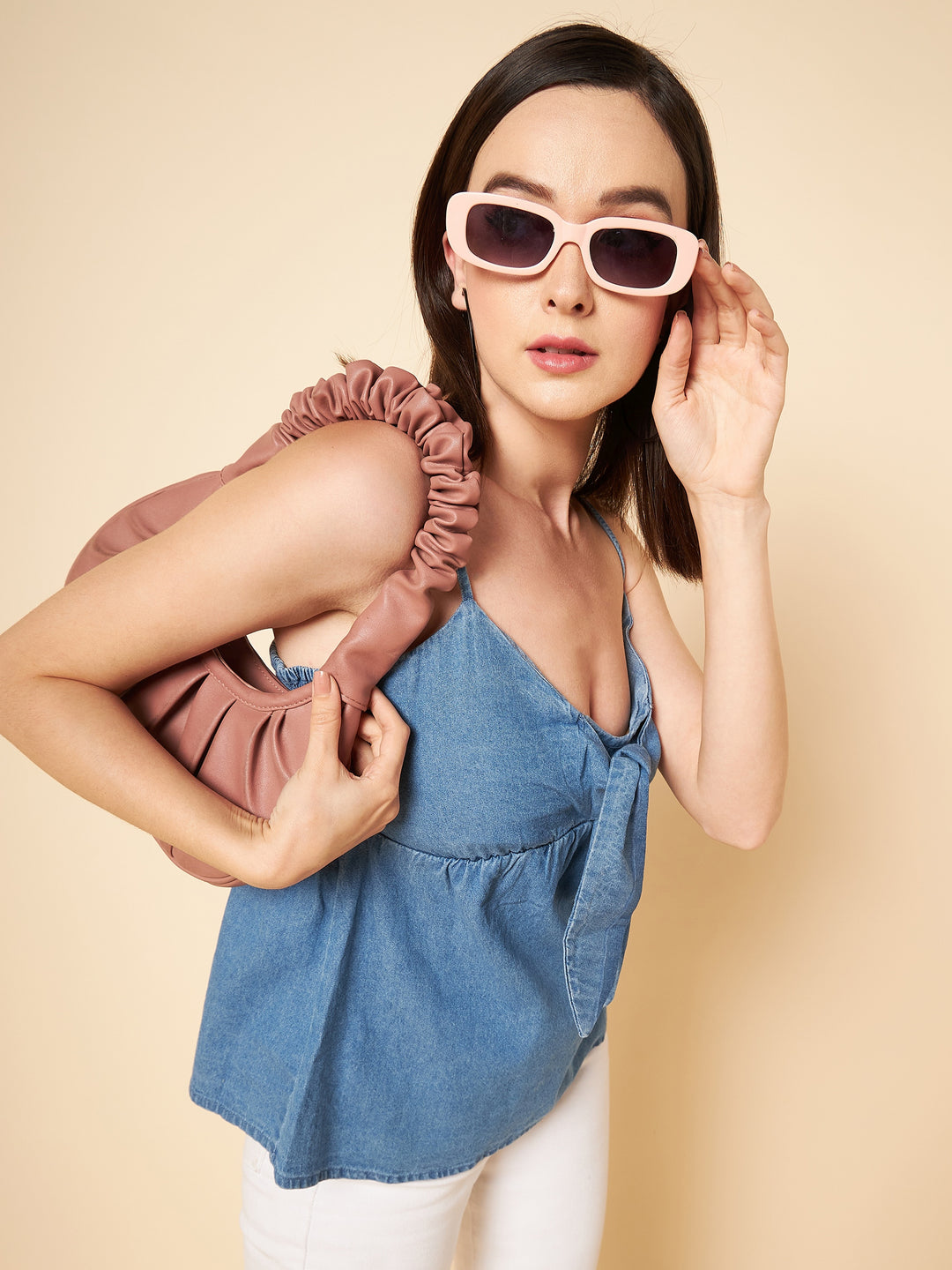 Shoulder Straps Pure Cotton Empire Top