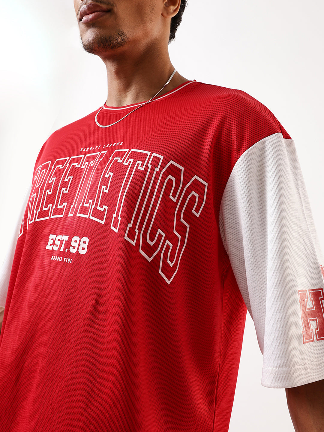 Hubberholme Typography Printed Oversized T-shirt