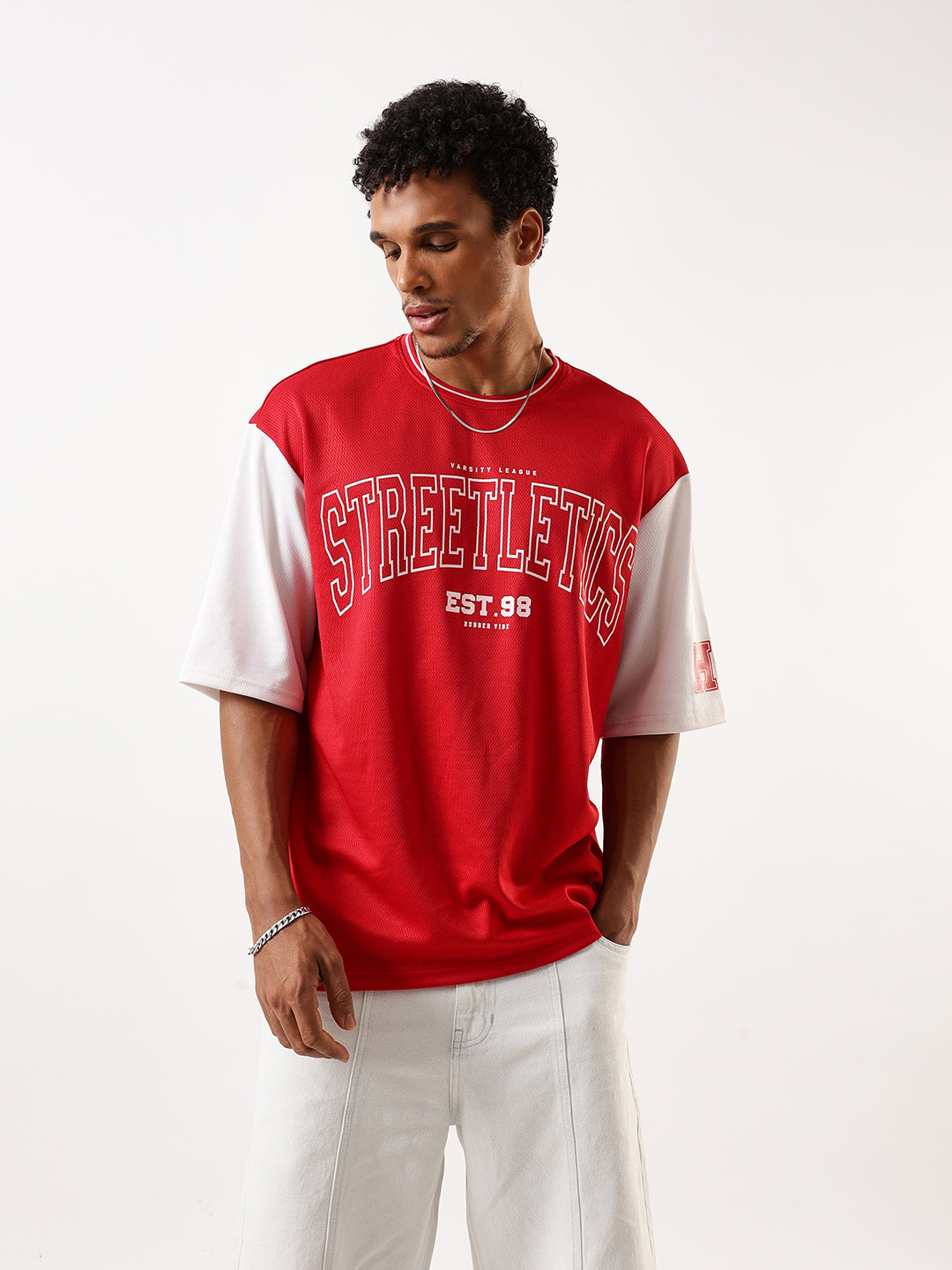 Hubberholme Typography Printed Oversized T-shirt