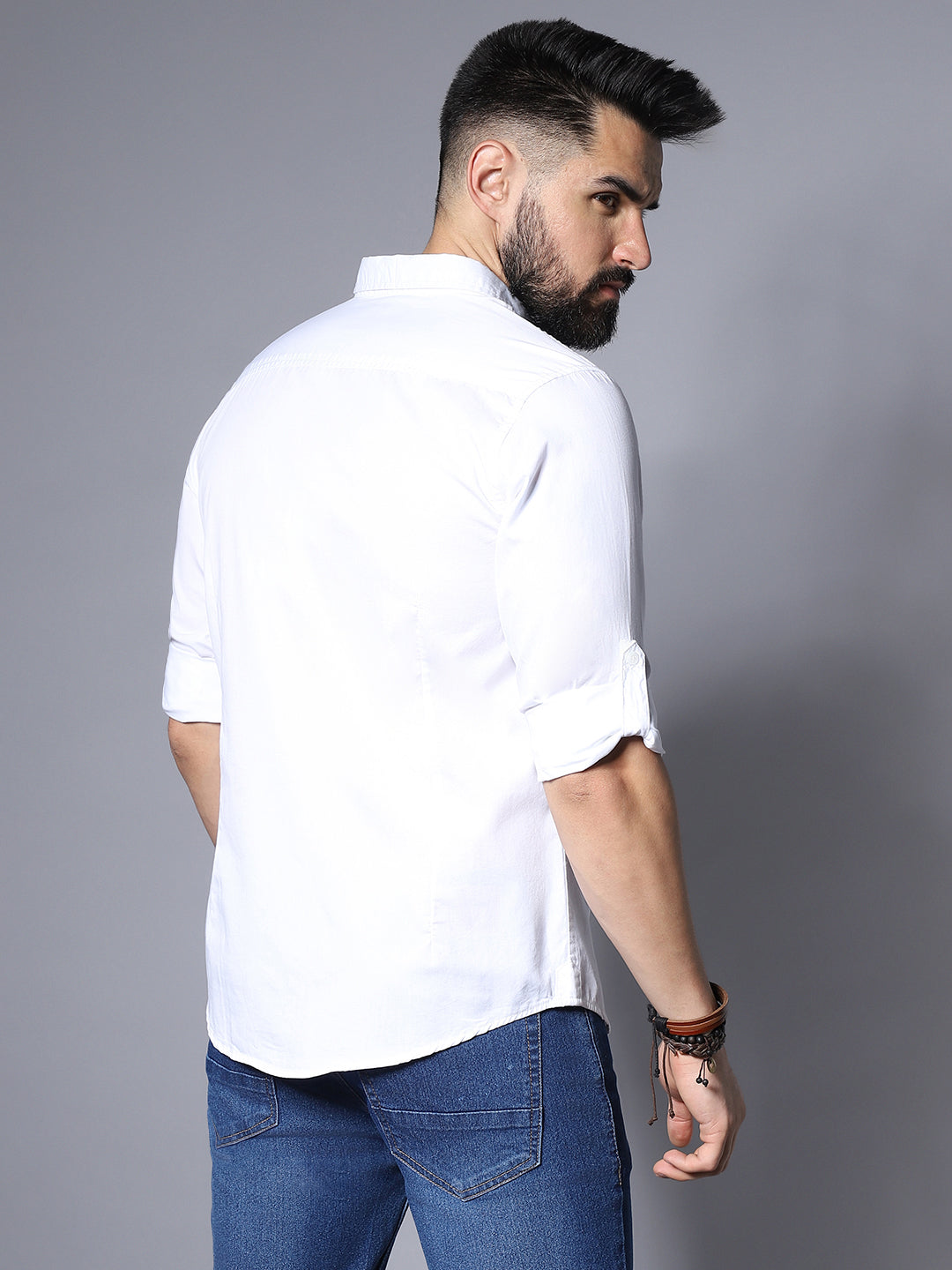 Classic Regular Fit  Regular Fit Pure Cotton Casual Shirt