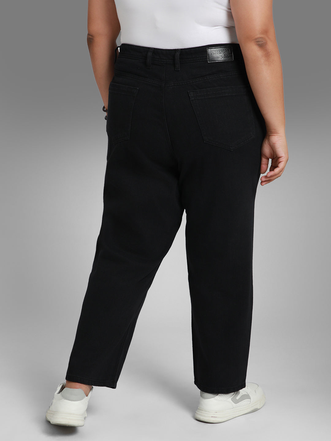 Women Plus Size High-Rise Jeans