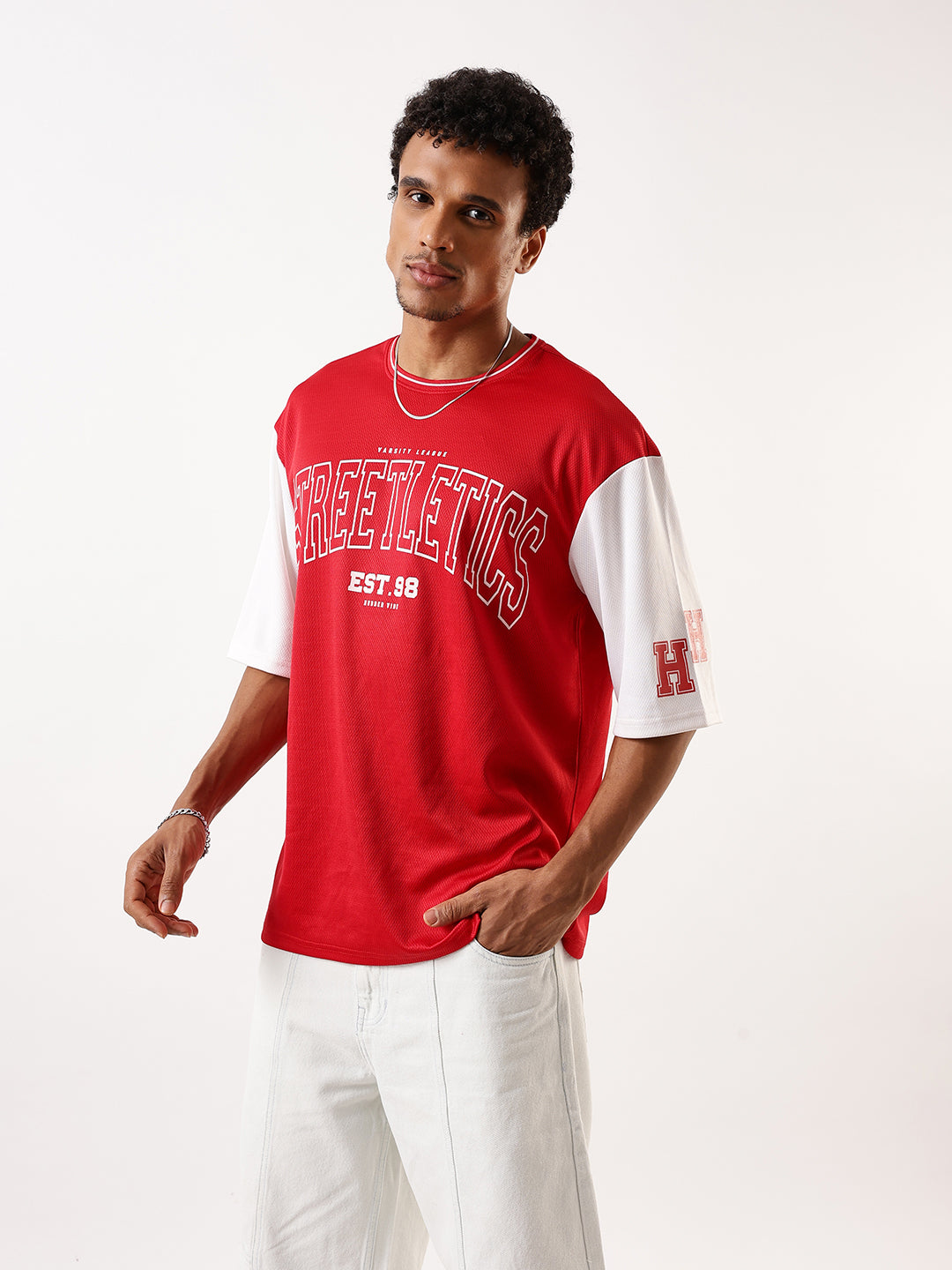 Hubberholme Typography Printed Oversized T-shirt