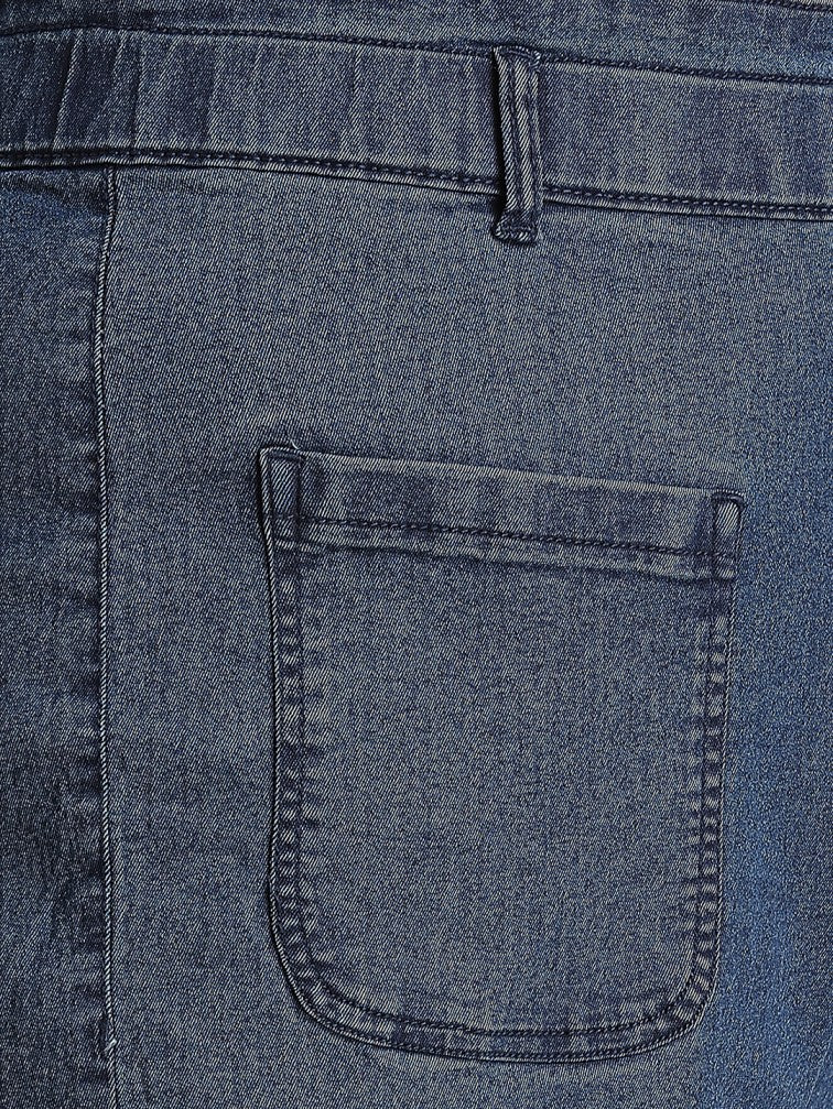 Women Plus Size Blue Straight Fit High-Rise Stretchable Jeans