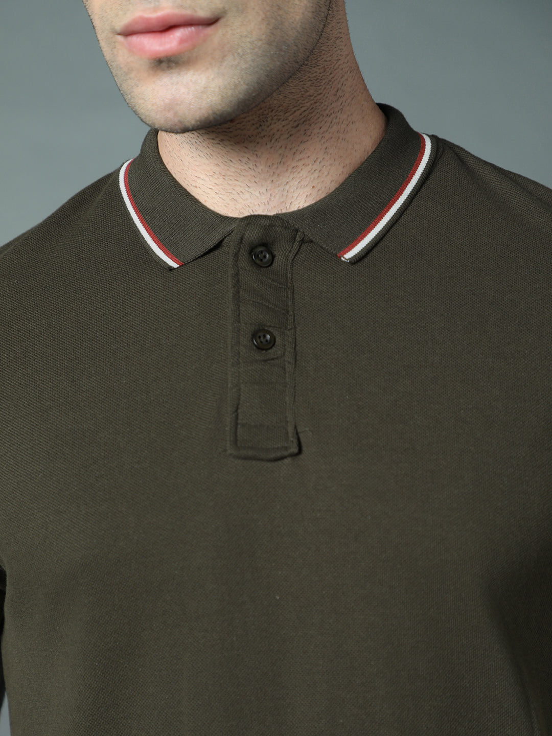 Polo Collar Regular Pure Cotton T-Shirts