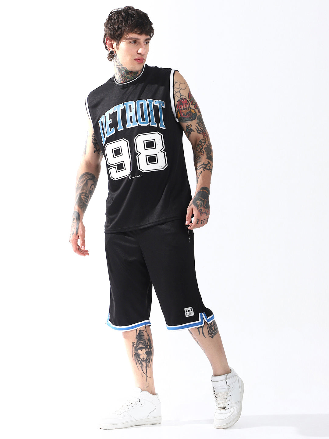 Hubberholme Printed Oversized Fit T-Shirt & Shorts Co-Ords