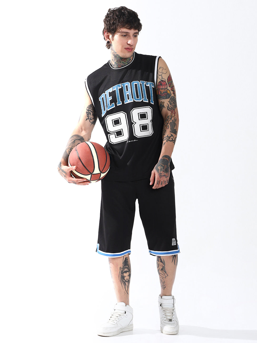 Hubberholme Printed Oversized Fit T-Shirt & Shorts Co-Ords
