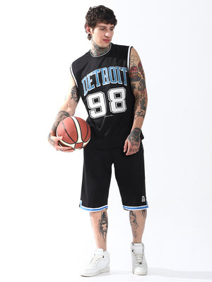 Hubberholme Printed Oversized Fit T-Shirt & Shorts Co-Ords