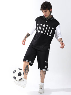 Hubberholme Printed Oversized Fit T-Shirt & Shorts