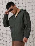 Hubberholme men Printed Lightweight oversized hooded Jacket