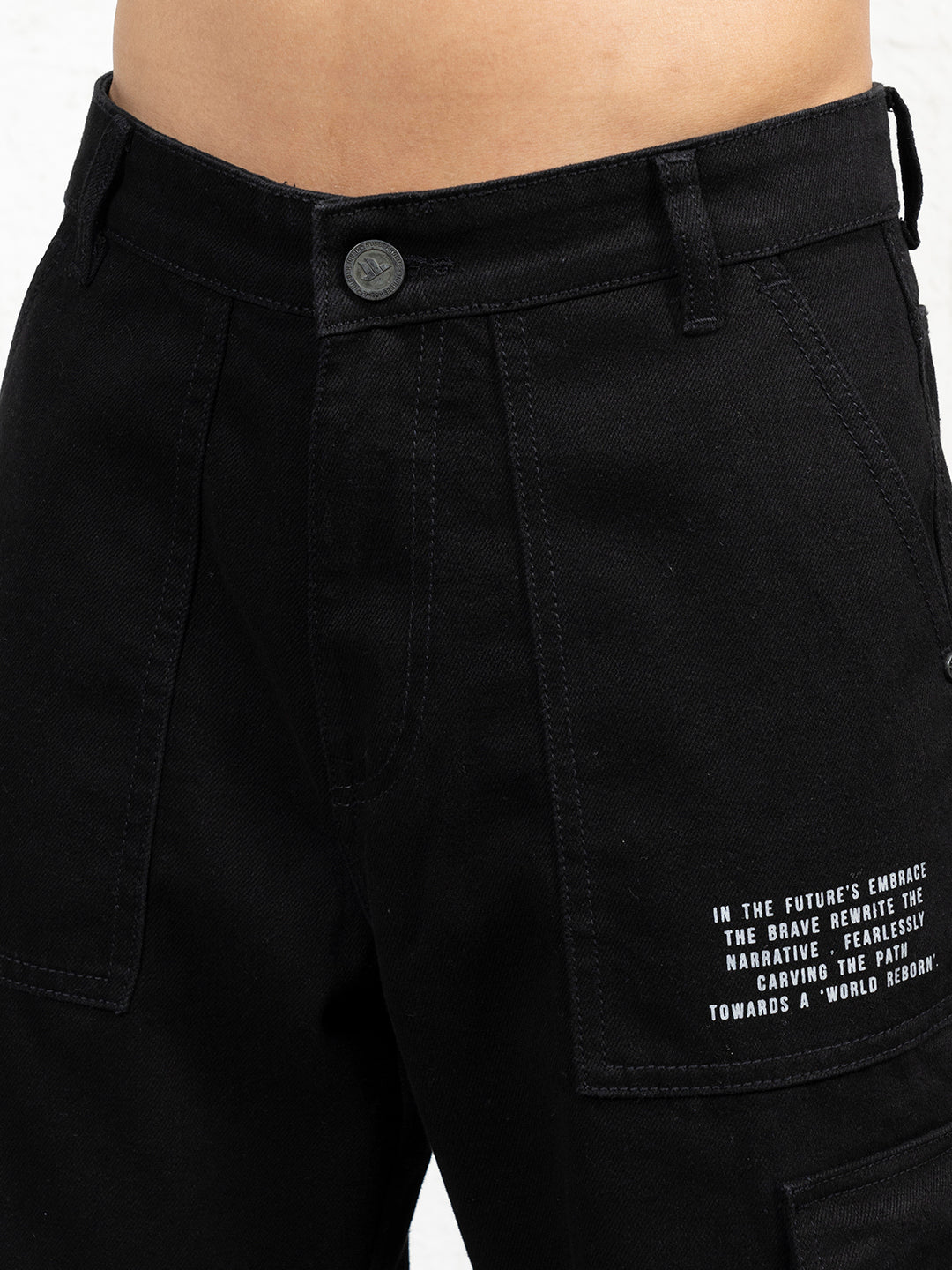 Hubberholme Men Relaxed Fit Mid-Rise Cotton Jeans