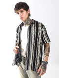Hubberholme Men Relaxed Opaque Striped Casual Shirt