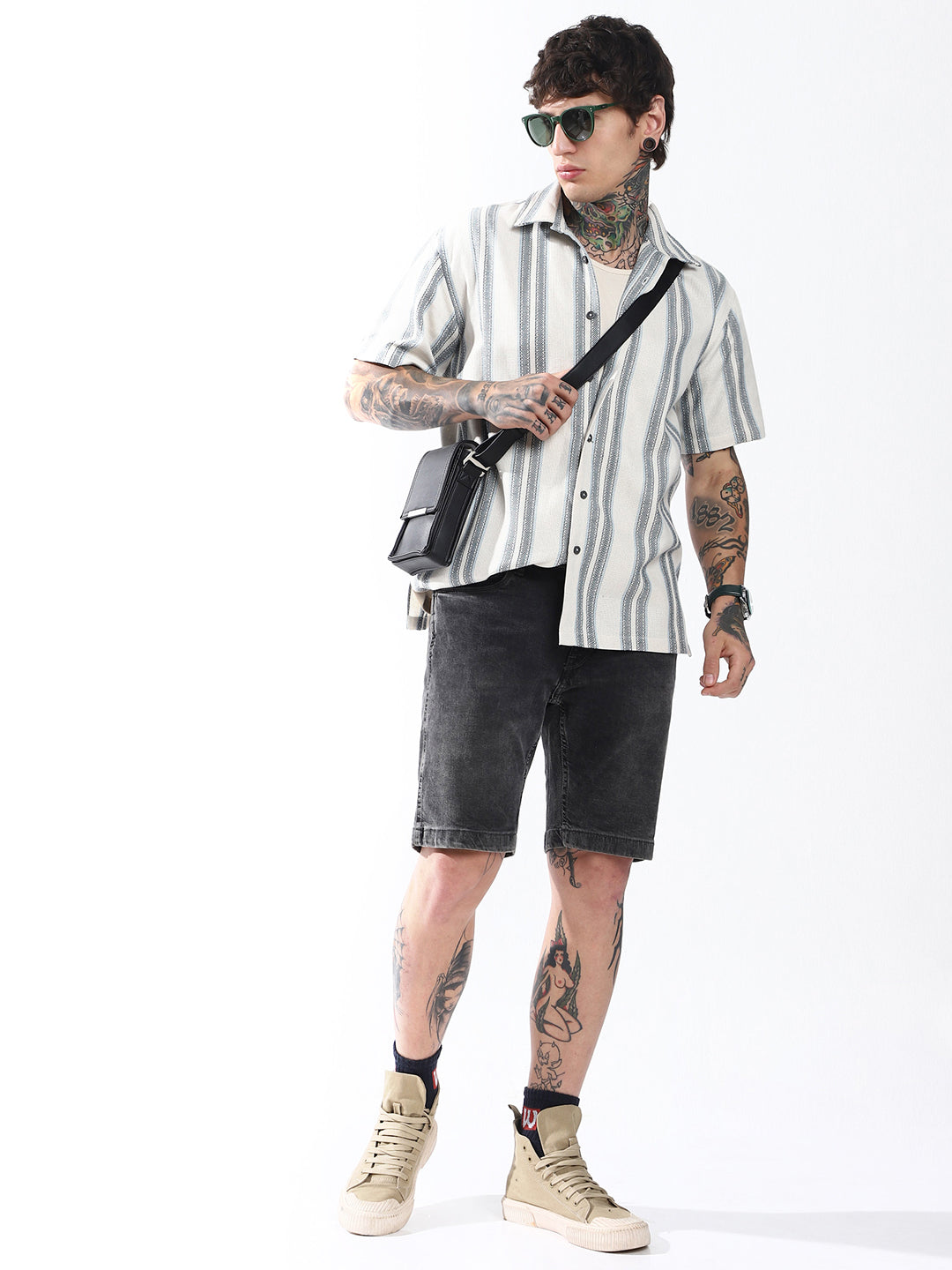 Hubberholme Men Relaxed Opaque Striped Casual Shirt