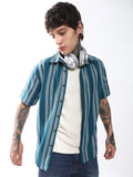 Hubberholme Men Relaxed Opaque Striped Casual Shirt