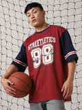 Hubberholme Men Colourblocked Varsity Printed T-shirt