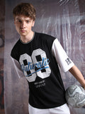 Hubberholme Men Printed Oversized Crew Neck Half sleeve Tshirts