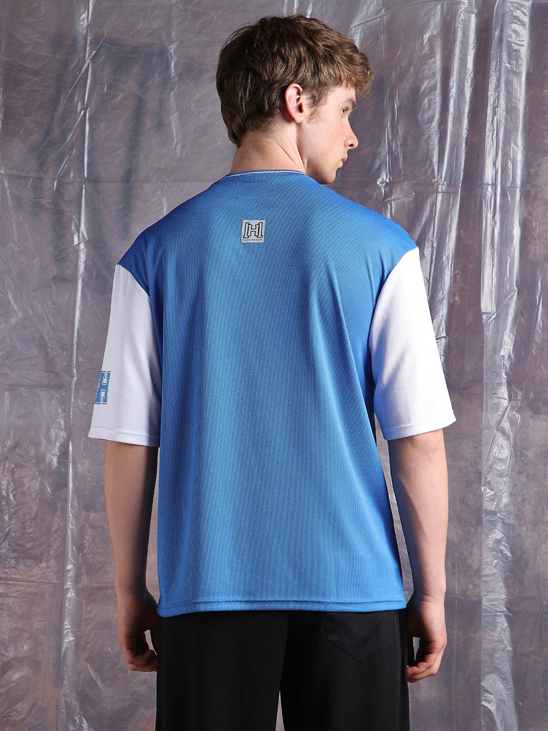 Hubberholme Men Printed Oversized Crew Neck Half sleeve Tshirts