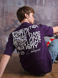 Hubberholme Men Cyborg Graphic Printed Oversized Fit T-shirt