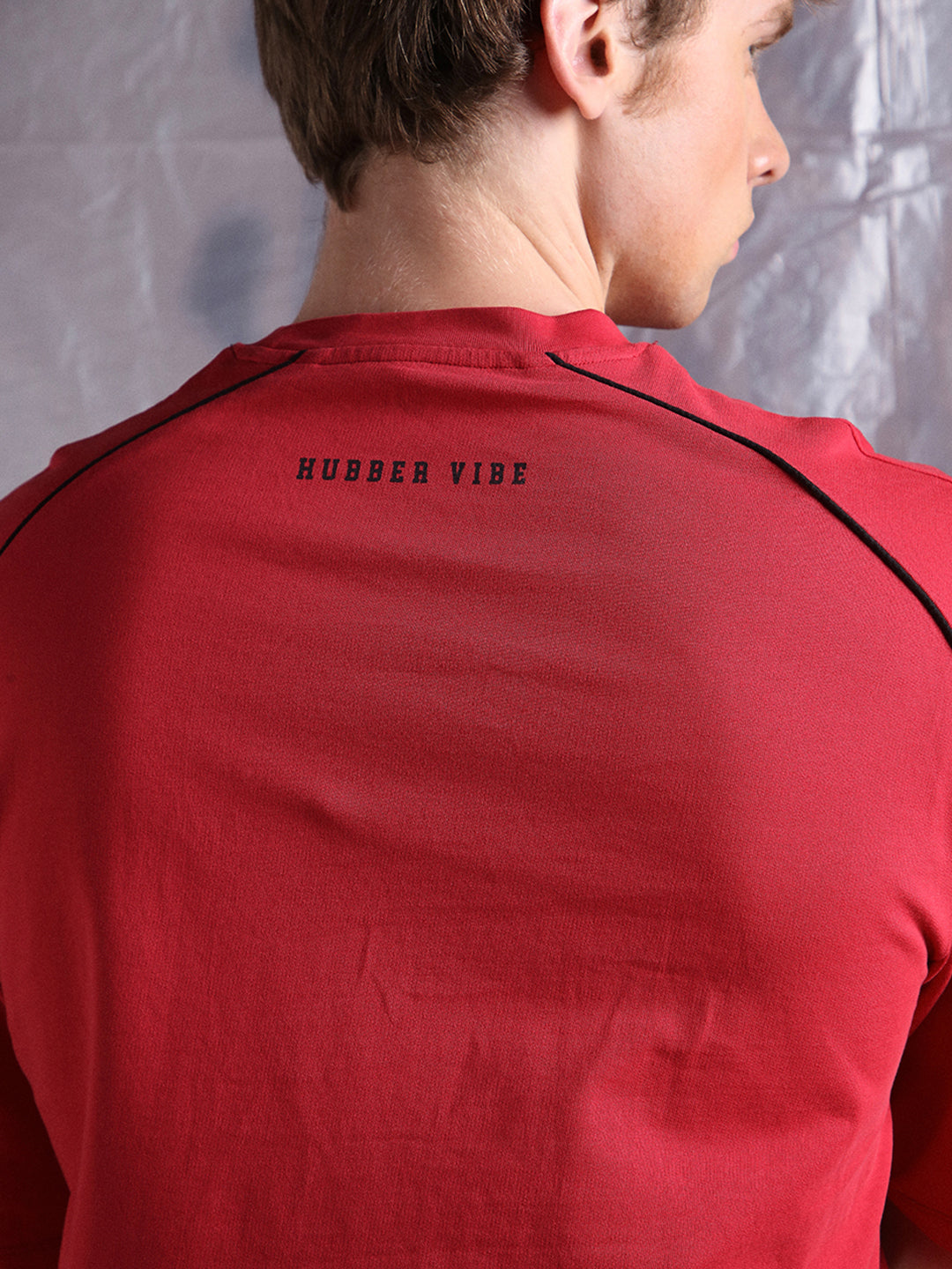 Hubberholme Men Typography Streetletics Printed Round Neck Cotton Relaxed Fit T-shirt