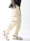 Hubberholme Men Relaxed Straight Leg Easy Wash Korean Trousers