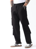 Hubberholme Men Relaxed Straight Leg Easy Wash Korean Trousers