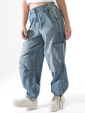 Hubberholme Women Washed Baggy High-rise   Jeans