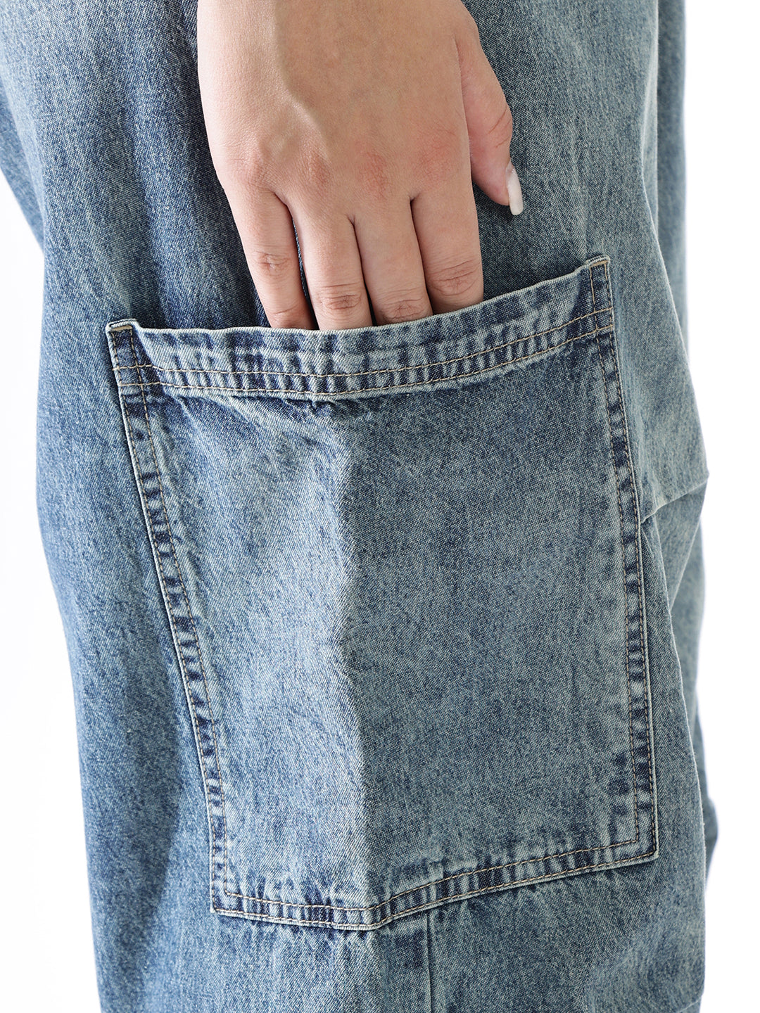 Hubberholme Women Washed Baggy High-rise   Jeans