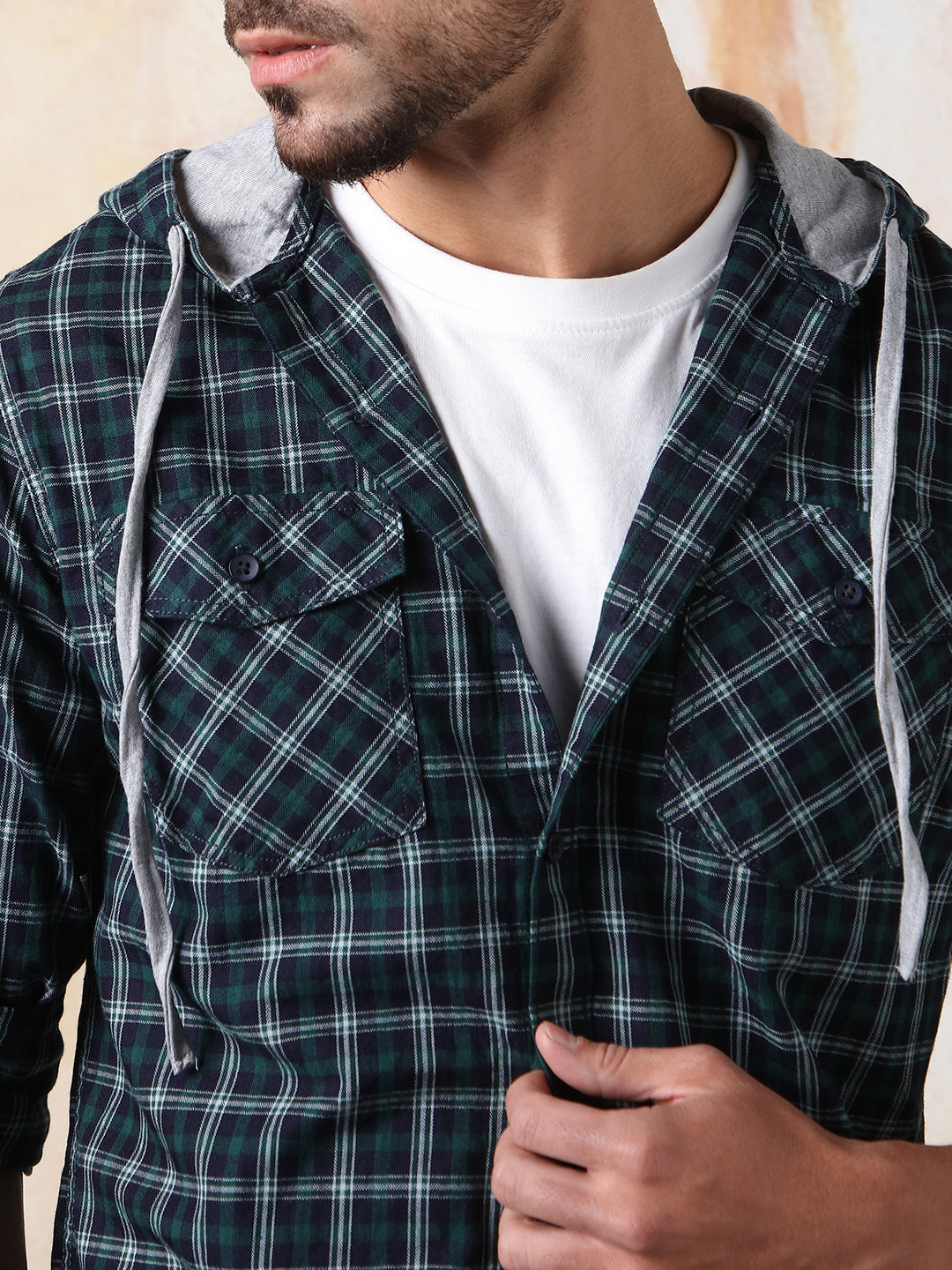 High Star Men Check Regular Fit Spread Full Sleeve Shirts