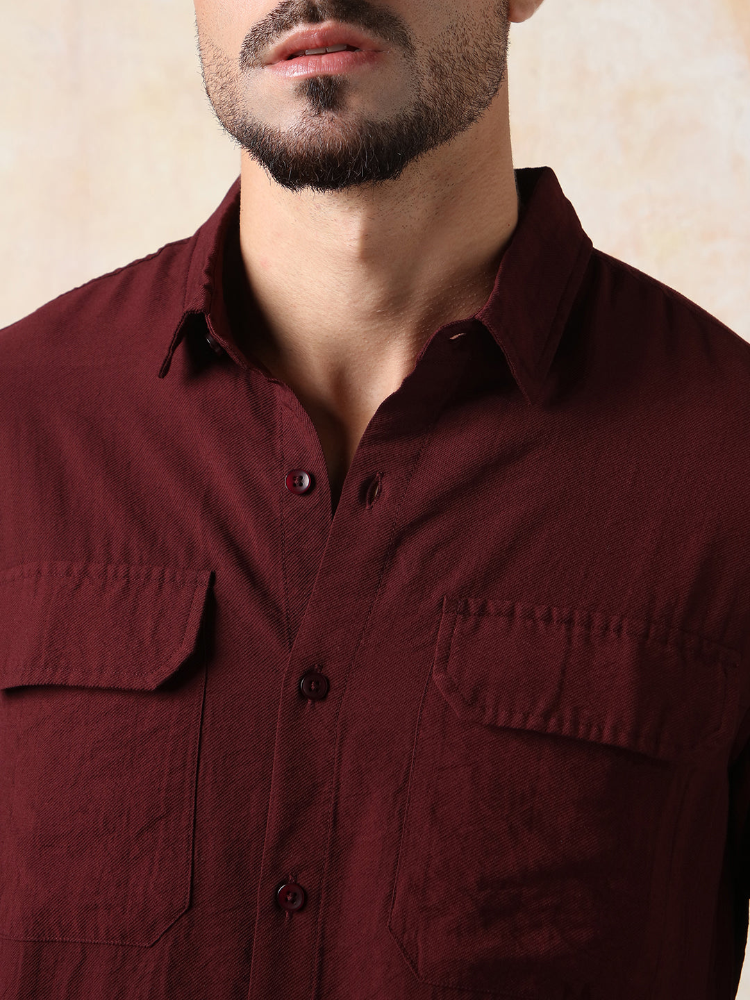 High Star Men Solid Regular Fit Spread Collar Fullsleeve Shirts