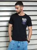 Men Cotton Short Sleeves Round Neck Printed Regular Fit Tshirt