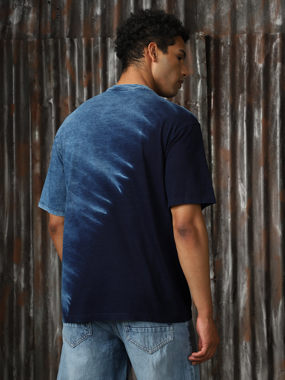 Men Printed Cotton Relaxed Fit  Round neck Short Sleeve T-Shirts