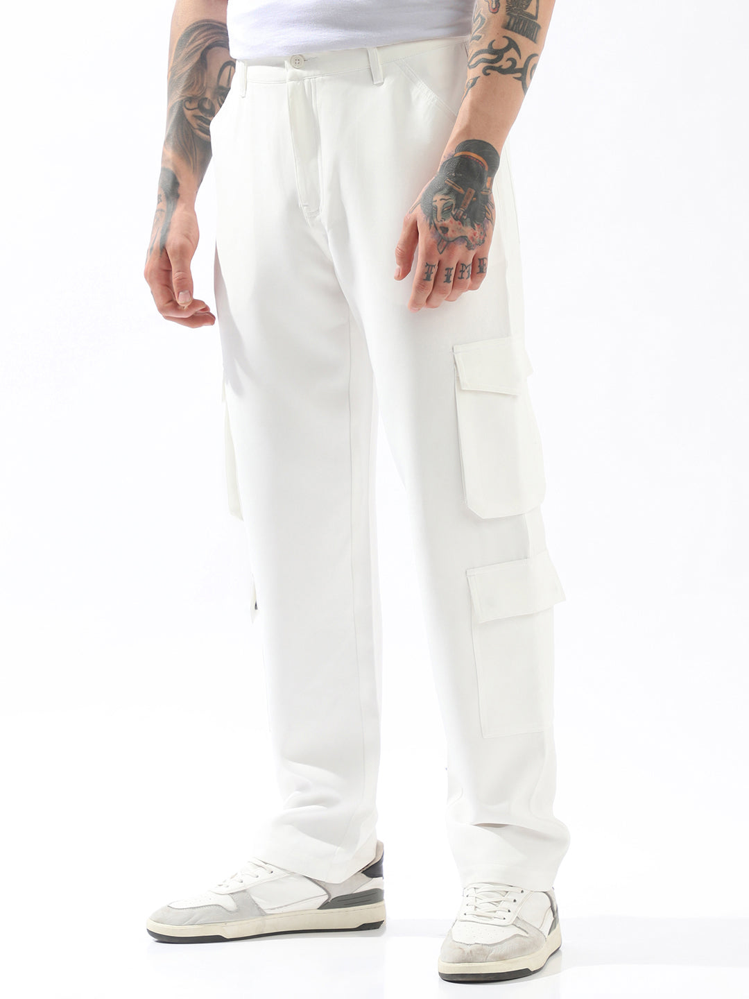 High Star Men Comfort Loose Fit Mid-Rise Korean Pants Trousers