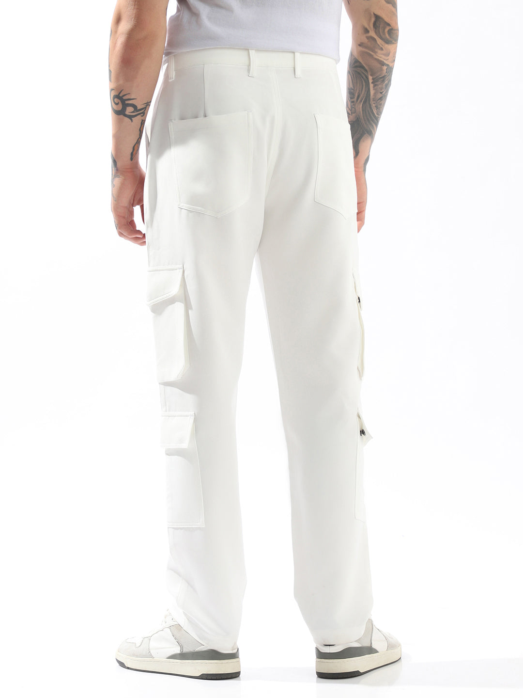 High Star Men Comfort Loose Fit Mid-Rise Korean Pants Trousers