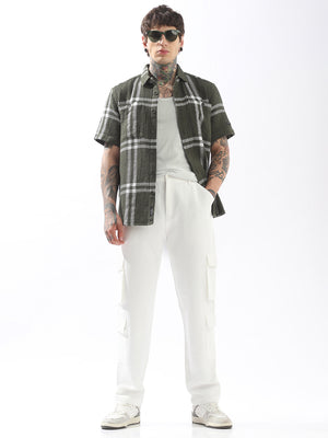 High Star Men Comfort Loose Fit Mid-Rise Korean Pants Trousers