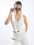 High Star U-Neck Sleeveless Waistcoat With Trouser