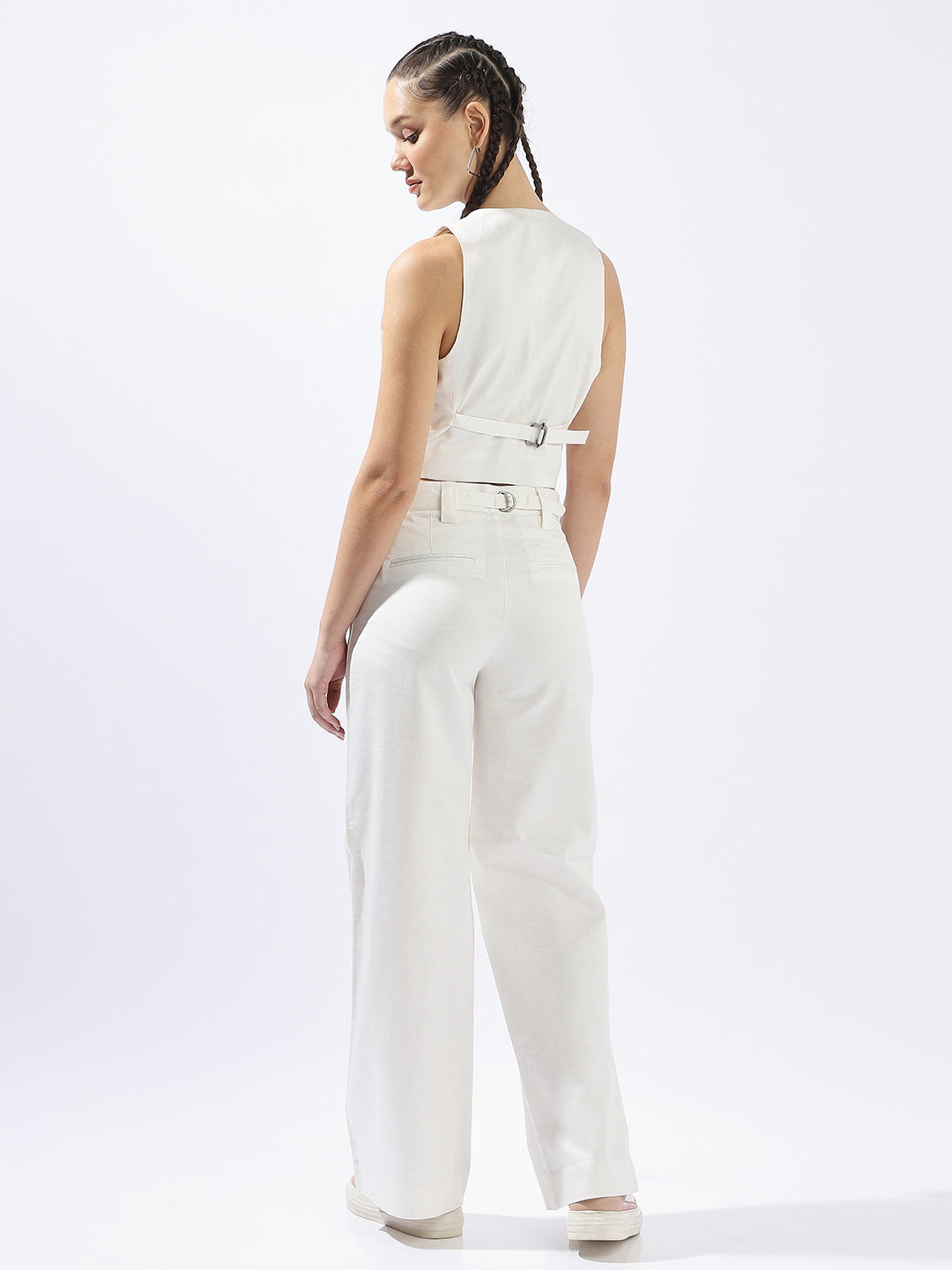High Star U-Neck Sleeveless Waistcoat With Trouser