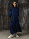 Women Solid Flared Fit Dresses