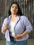 Women Solid Regular Fit Jackets