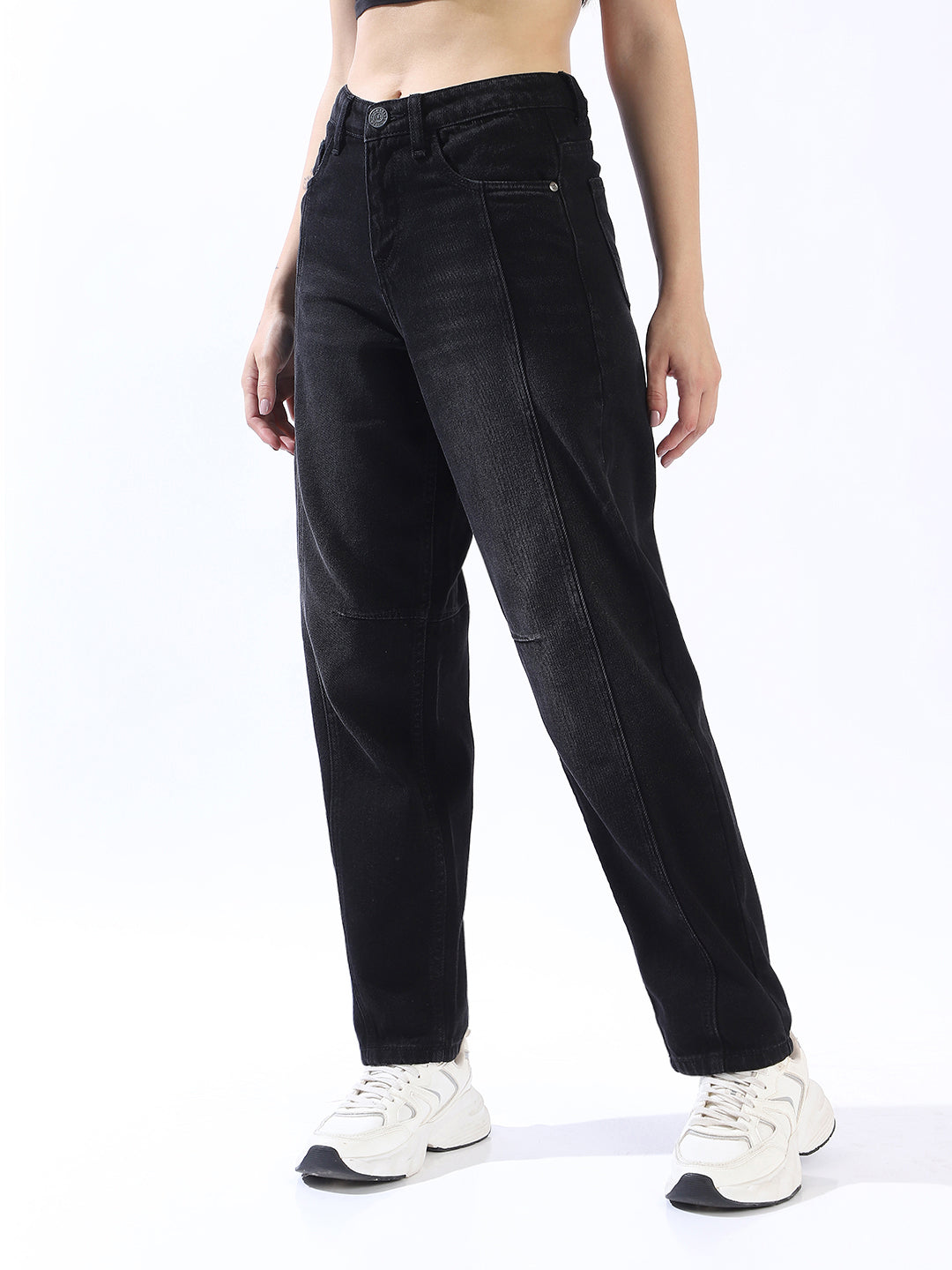 High Star spring summer Women Comfort High-Rise Light Fade Cotton Jeans