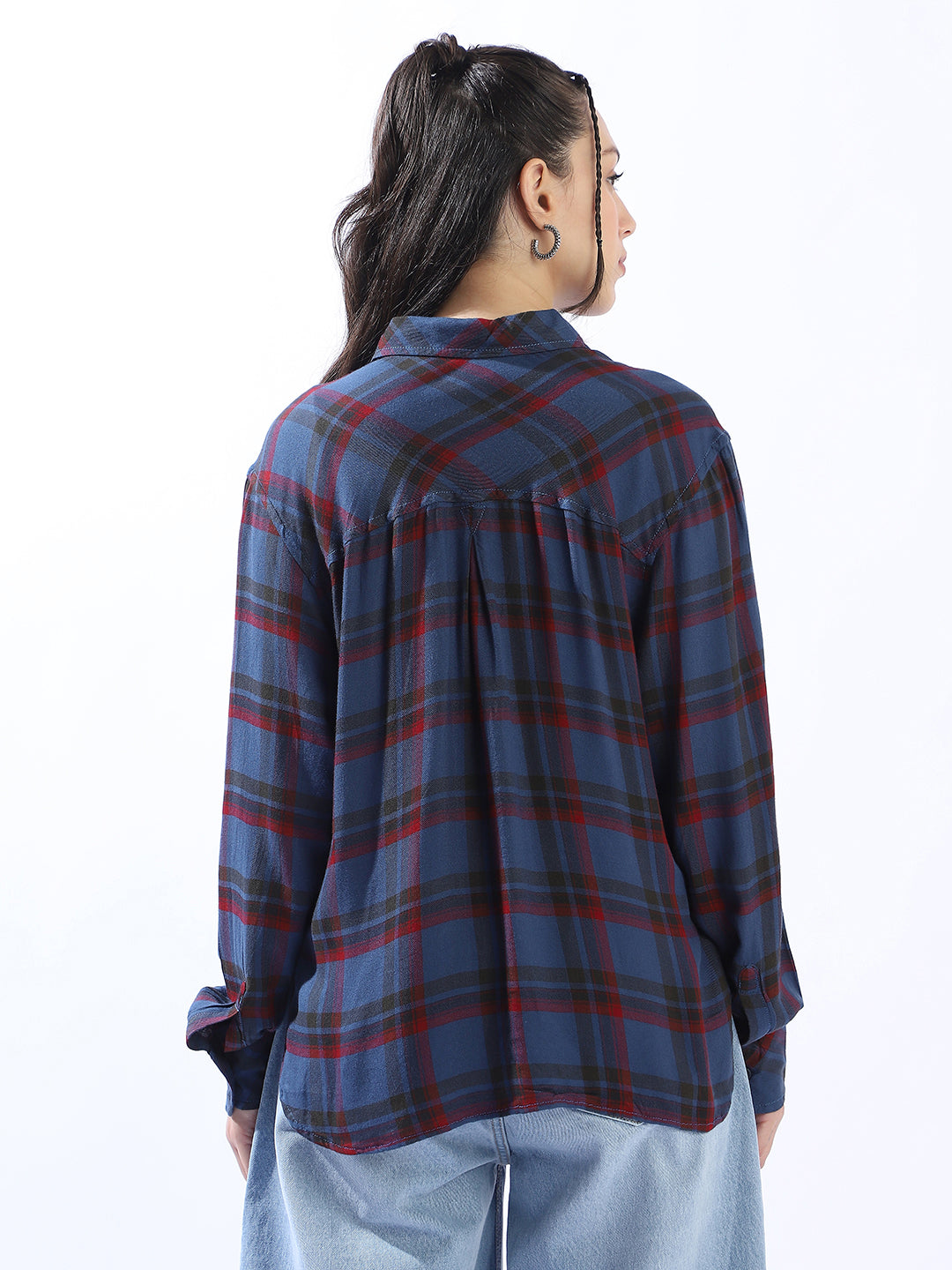 High Star Spring Summer Comfort Checked Pure Cotton Casual Shirt