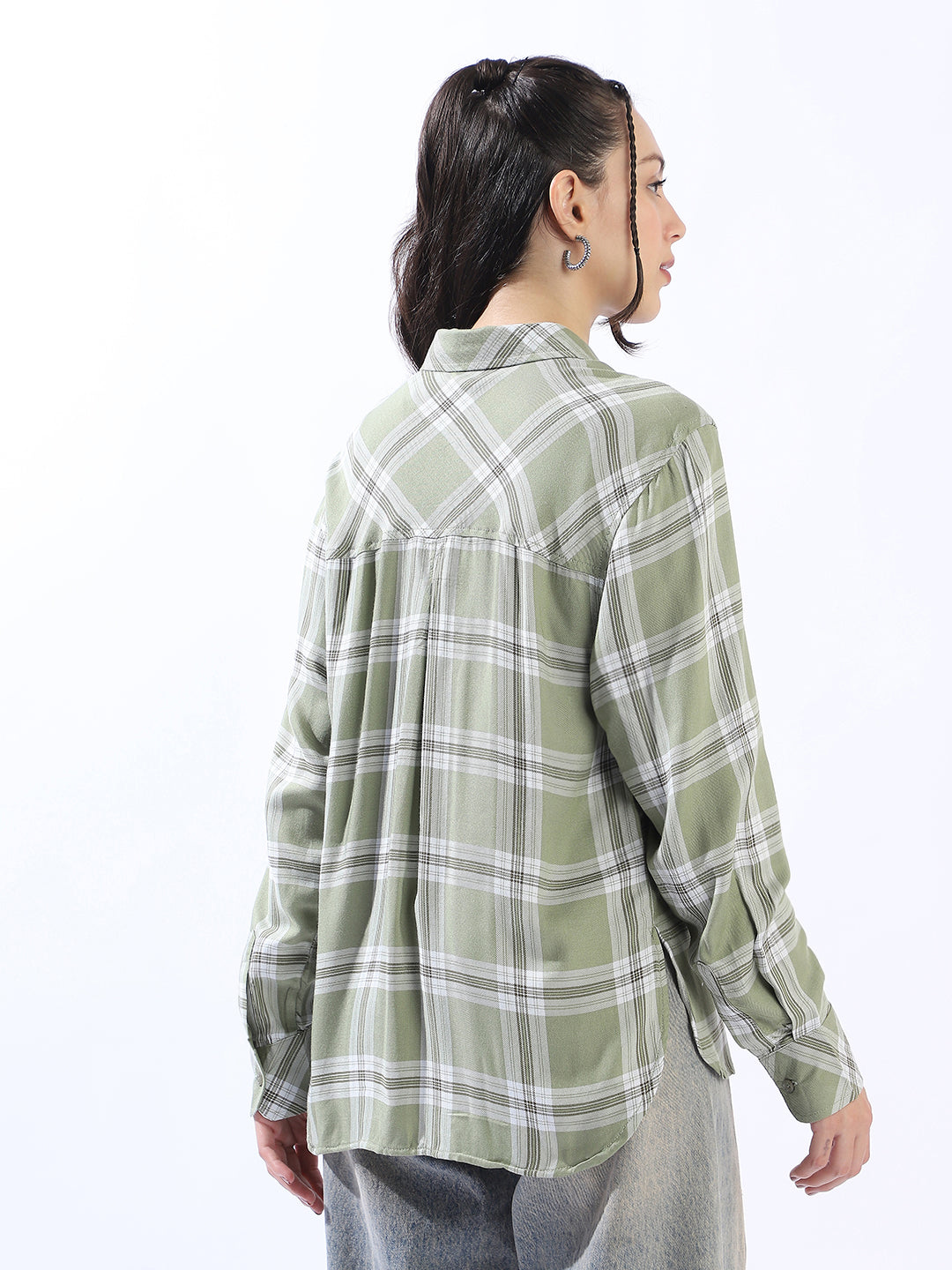 High Star Spring Summer Comfort Checked Pure Cotton Casual Shirt