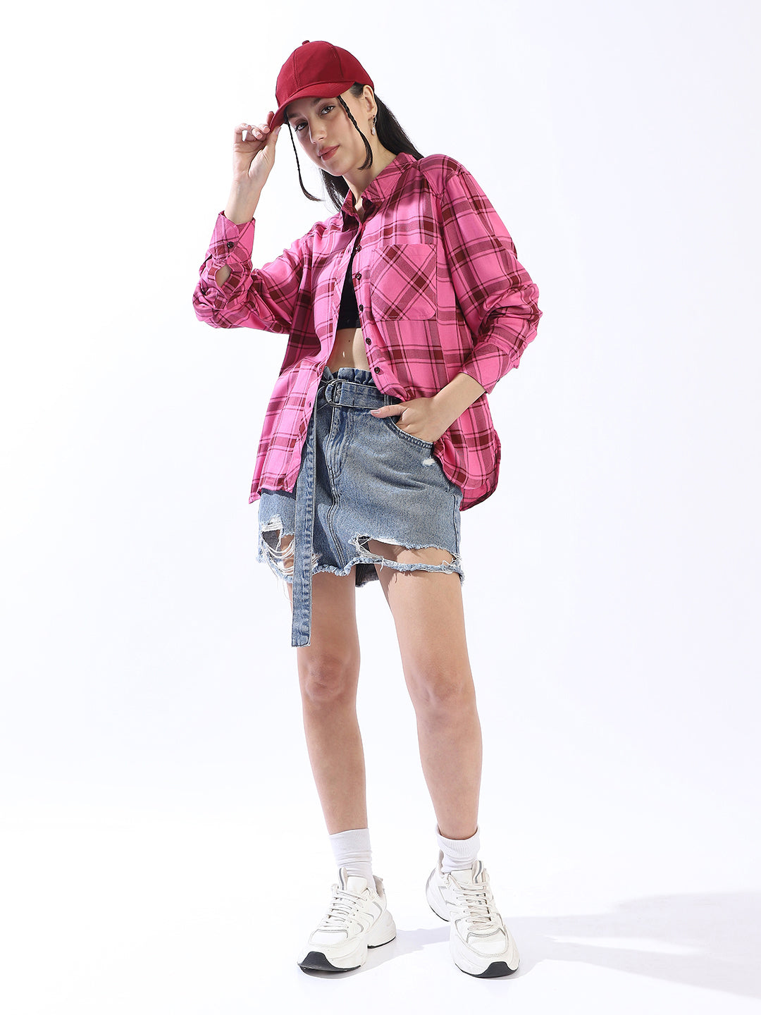 High Star Spring Summer Comfort Checked Pure Cotton Casual Shirt