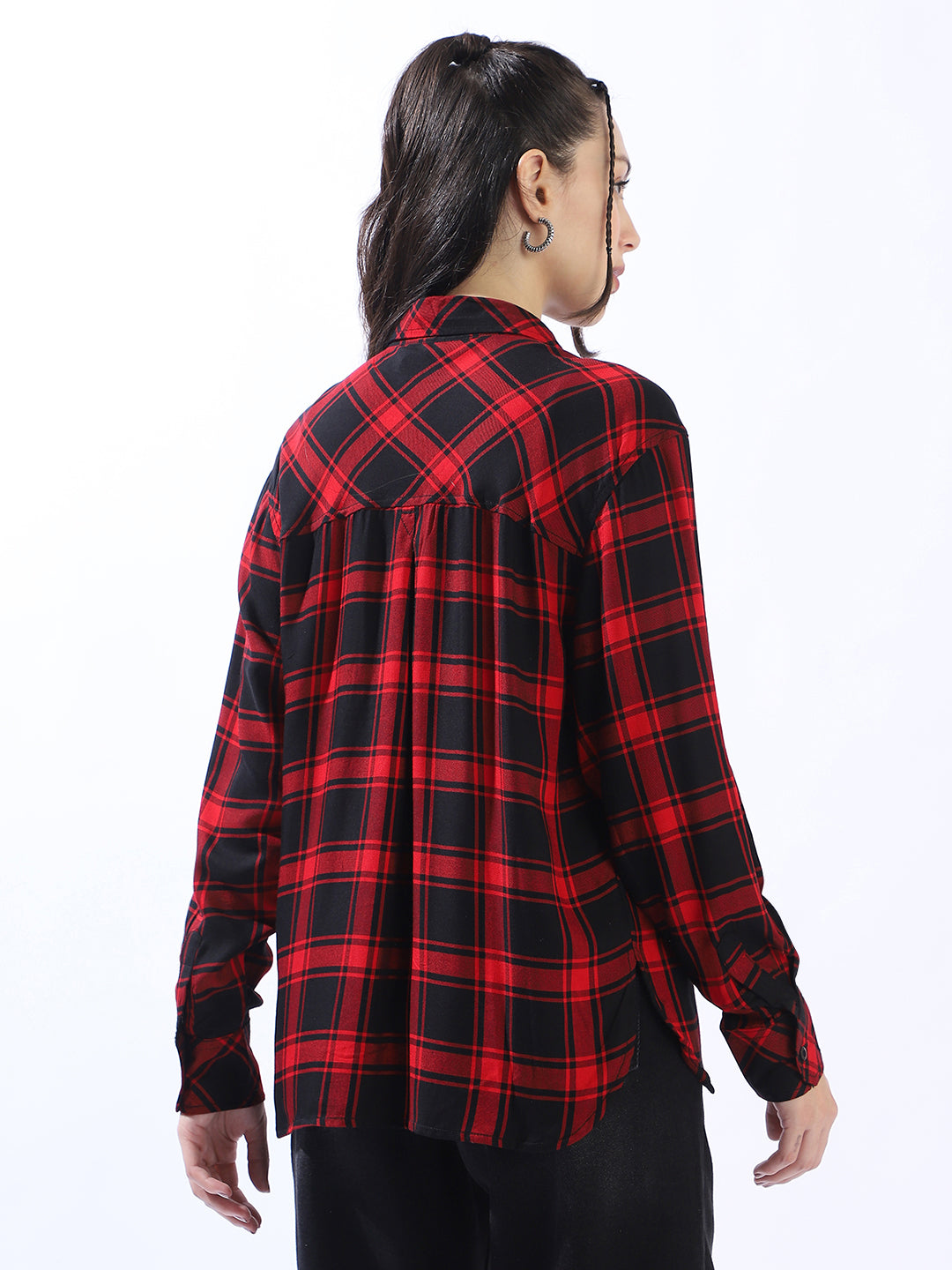 High Star Spring Summer Comfort Checked Pure Cotton Casual Shirt